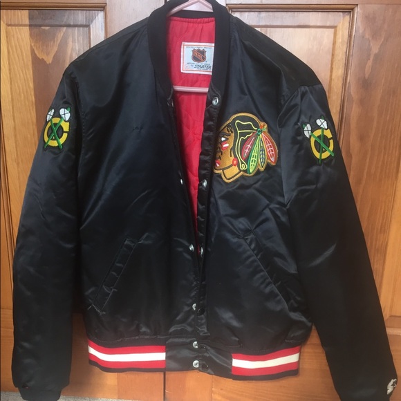 Blackhawks bomber jacket Clearance